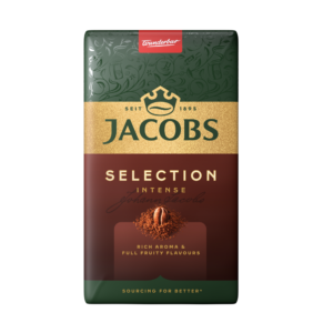 Jahvatatud kohv JACOBS Selection Intense, 500g