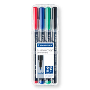 OHP kilemarker Staedtler Lumocolor 317M, 1,0mm, 4tk.
