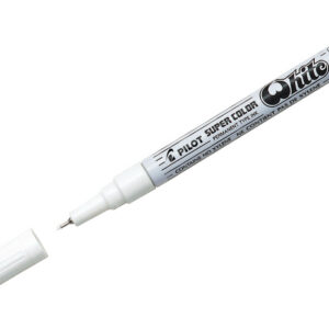 Marker permanentne PILOT Supercolour 1.0 mm,Fine  88018,valge