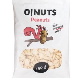 Maapähklid O!NUTS, poolikud, 150g