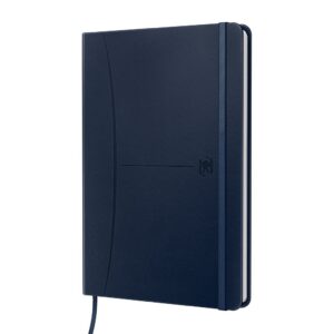 Kaustik OXFORD SIGNATURE, A5, 80 lk, 90 gsm, tumesinine, jooneline