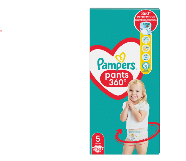 Püksmähkmed PAMPERS Mega Pack S5 96tk