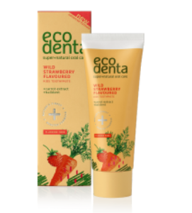 ECODENTA laste hambapasta maasika 75ml