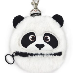 Võtmehoidja-rahakott ZIPIT, Mini Plush Key, panda