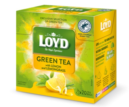 Roheline tee LOYD sidrunikoore ja sidrunheinaga 20 x 1.5g