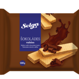 SELGA Šokolaadimaitselised vahvlid 180g
