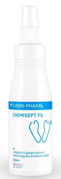 Jalgade ja jalanõude antiseptikum, pihustatav, 250ml Chemisept FG