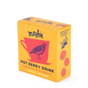 Marjapüree MASHIE Original, vaarika ja mustika, 4x40ml