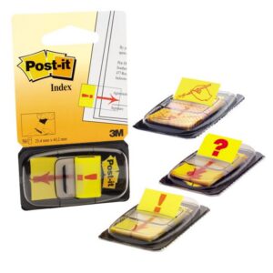 Indeksid Post-it 25,4x43,2mm 50tk/pk allkirjastamiseks sws - Image 1