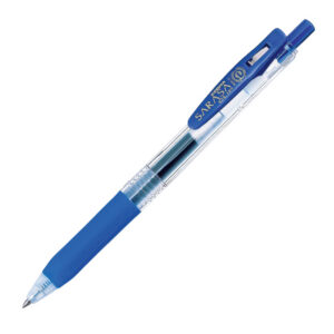 Geelpliiats Zebra Sarasa Clip Eco 0,5 sinine, 3Re