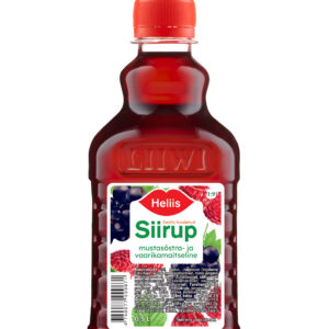 Mustsõstra- ja vaarikamaitseline siirup HELIIS 0,5L