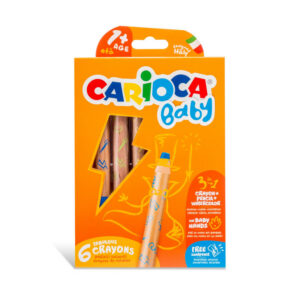Värvipliiatsid väikelastele CARIOCA Baby 3in1 1+, 10 tk