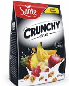 Müsli Sante Crunchy puuviljadega, 350g