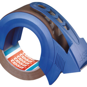 Pakketeip hoidjaga Tesa, 66m x 50mm, pruun