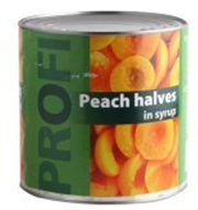 Virsikupoolikud PROFI siirupis 2,5kg/1,5kg