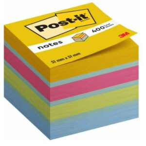 Märkmekuup Post-it Mini Cube Ultra 51x51mm, 400lehte - Image 1