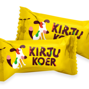 Kakaobatoonike Kirju koer KALEV küpsise ja marmelaadiga,  1kg