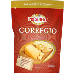 Riivitud juust PRESIDENT Corregio Parmesan, 100 g