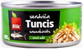 Tuunikala BLIK purustatud omas mahlas, 185g