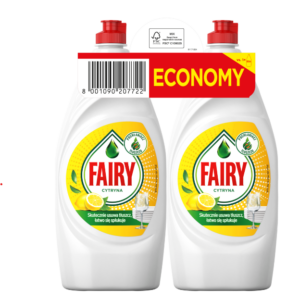 Nõudepesuvahend FAIRY Lemon 2x900ml