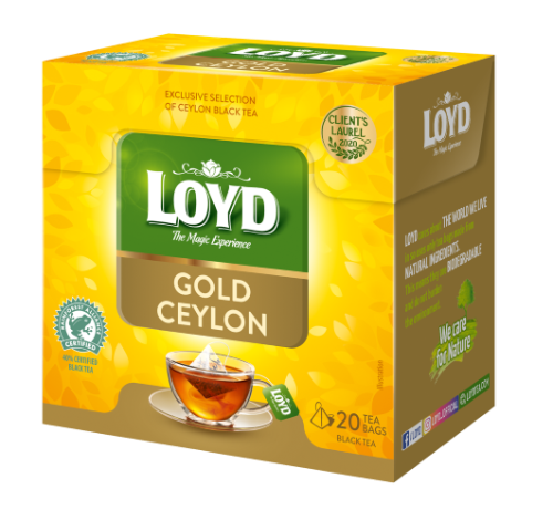 Must tee LOYD Gold Ceylon, 20 x 2g