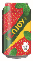 Gaseeritud jook CIDO Enjoy sidrun-maasikas, 330 ml, purk