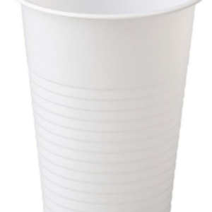 Joogitops 200ml, valge, plast, 100tk