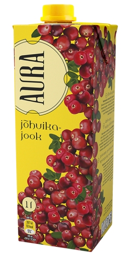 Mahlajook Aura jõhvika 1L