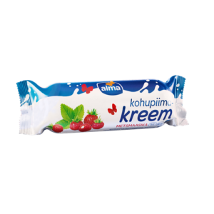 Kohupiimakreem ALMA, metsmaasika, 2,5%, 300g