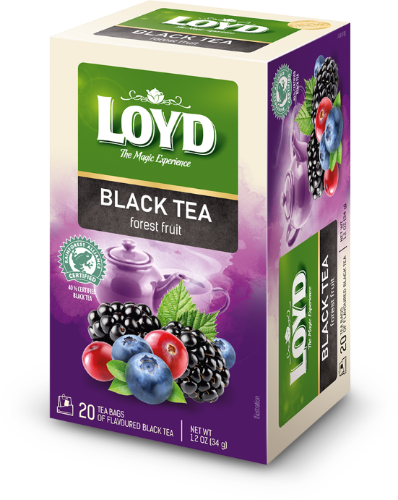 Maitsestatud must tee LOYD marja maitseline 20 x 1.7g