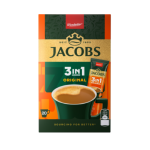 Kohvijook JACOBS Original 3in1,20x12,6g karp