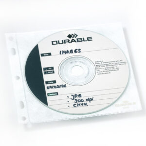 Köidetavad CD/DVD taskud DURABLE, 2-le, 10tk