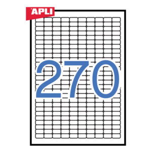 Etiketid Apli isel.ILC 17.8x10 mm/25 l, eemaldatav, ümar nurk - Image 1