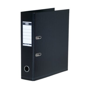 Registraator ELBA Strong-Line A4 80mm PP tugevdusribaga, must