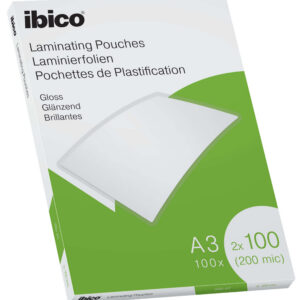 Lamineerimistaskud Ibico A3 100M.Gloss/100
