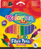 Viltpliiatsid Colorino Jumbo, kolmnurksed, 10 värvi