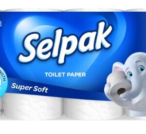 Tualettpaber SELPAK, 3 kihiline, 16.8m, 140 lehte, 16tükki