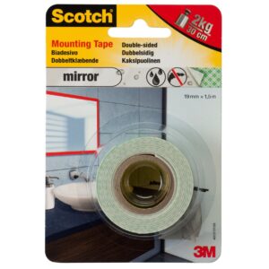 Kinnitusteip kahepoolne Scotch Mirror Mounting, 19mmx1,5m