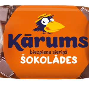 Glasuurkohuke KARUMS, šokolaaditükkidega, 23,5%, 45g