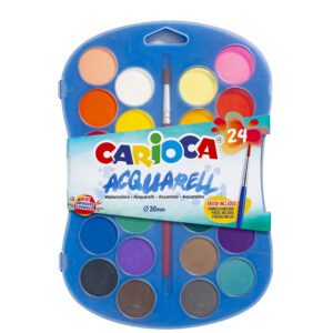 Vesivärvid CARIOCA, 24 värvi