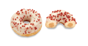 Sõõrikud maasikatäidisega, DOTS külmutatud, 75g