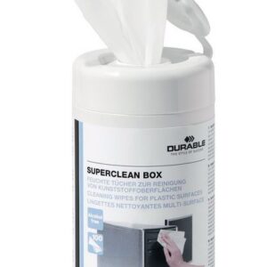 Puhastuslapid Durable SuperClean 100tk, niisut-d, üldpuh, plastikpinnad sws