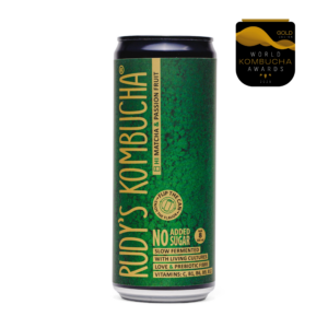 Karastusjook RUDY'S, Kombucha, Hi Matcha & Passion Fruit, 330ml, purk