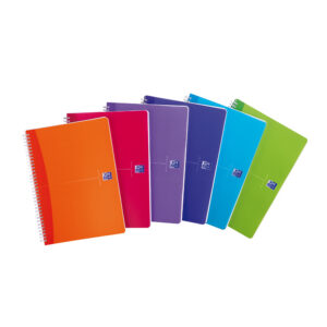 Spiraalköitega kaustik Oxford My Colors A4, 90lehte, ruuduline