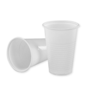 Plastist joogitops PP valge, 200ml 50tk/pk