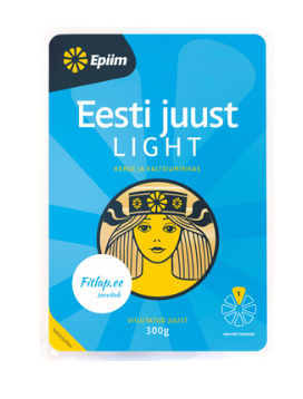Juust E-PIIM Eesti light viilutatud, 300g