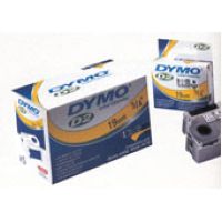 Markeerimislint Dymo D1, 19mm x 7m must/valgel