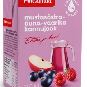 Kannujook PÕLTSAMAA Mustasõstra-õuna-vaarika  0,2L