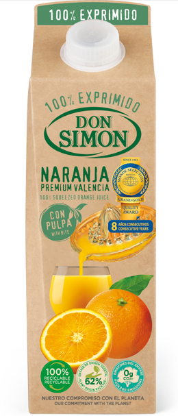 Värskelt pressitud apelsinimahl, DON SIMON,  1l