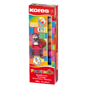 Plastiliin KORES, 10 värvi